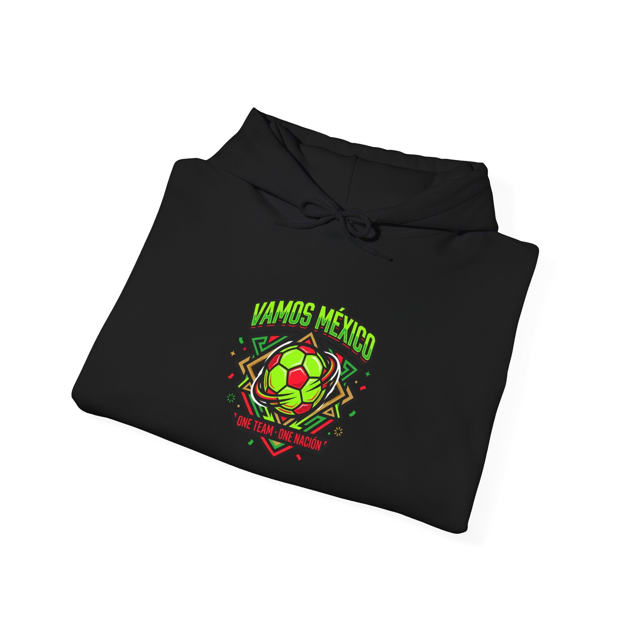 Vamos México Retro Soccer Crest Hoodie | country pride, championship season