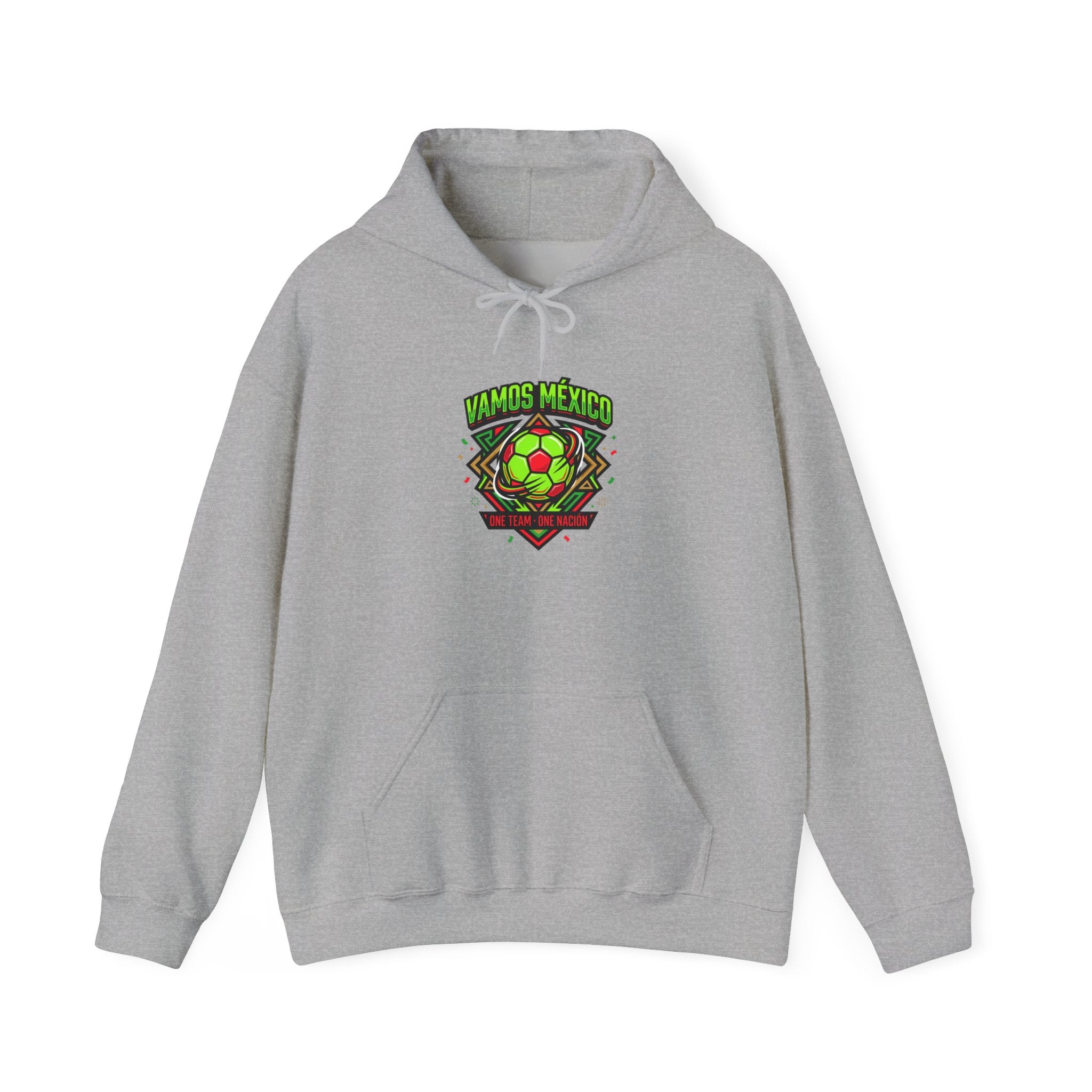 Vamos México Retro Soccer Crest Hoodie | country pride, championship season