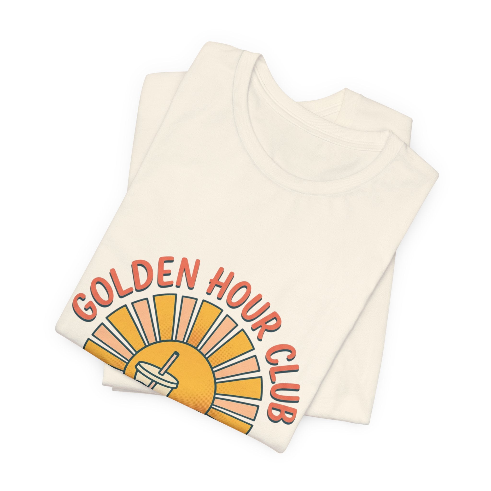 Golden Hour Club Tee | summer aesthetic, pastel coastal vibes