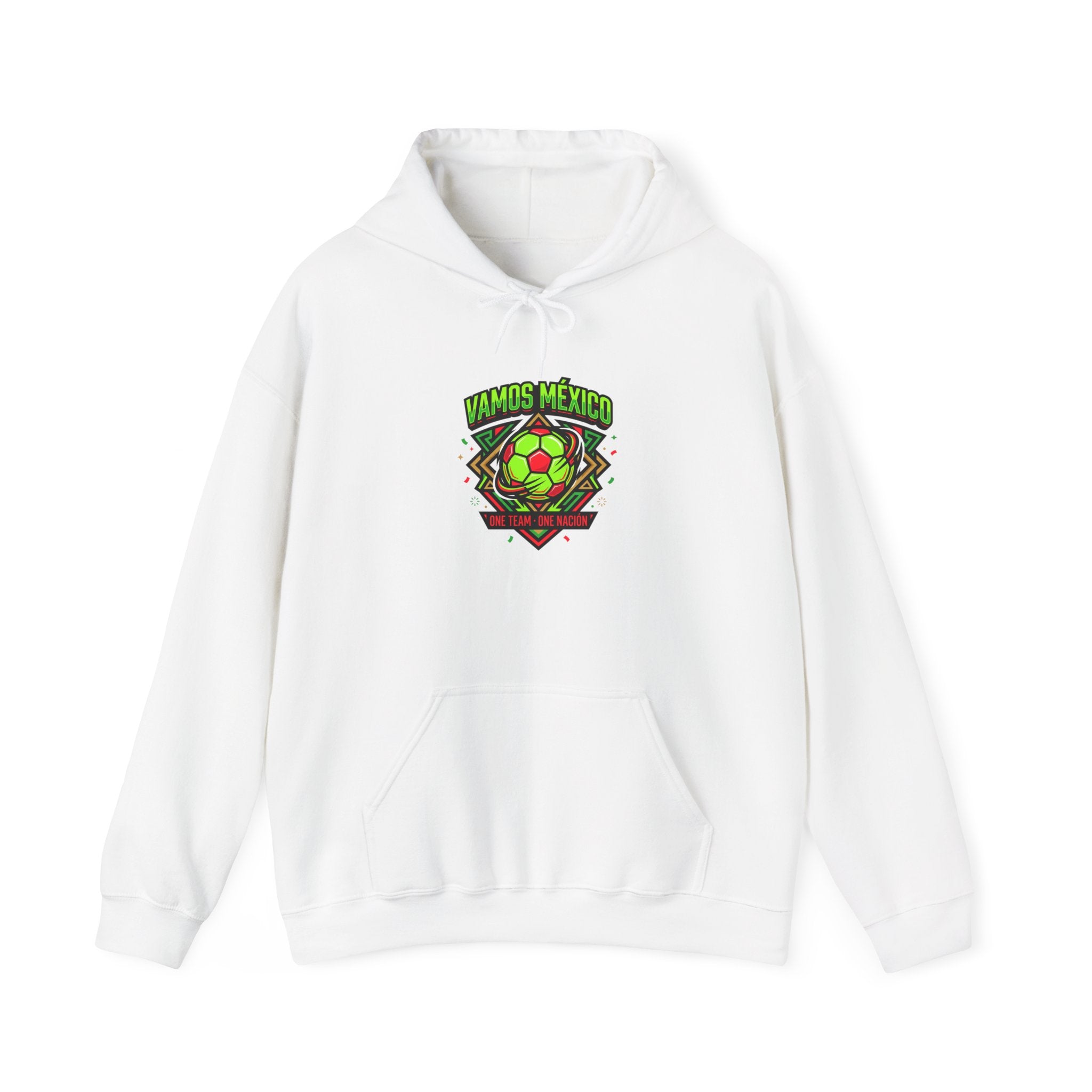 Vamos México Retro Soccer Crest Hoodie | country pride, championship season
