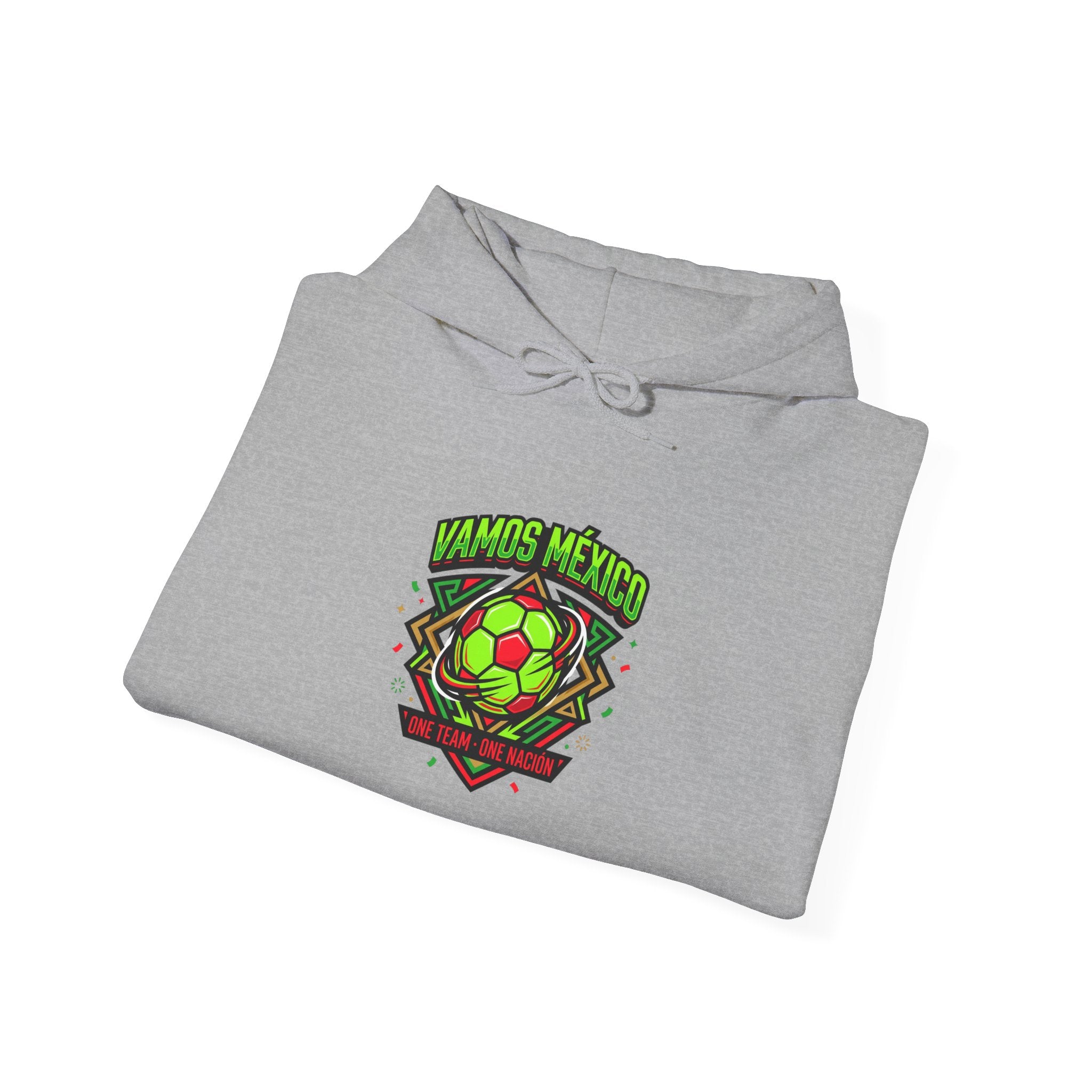 Vamos México Retro Soccer Crest Hoodie | country pride, championship season