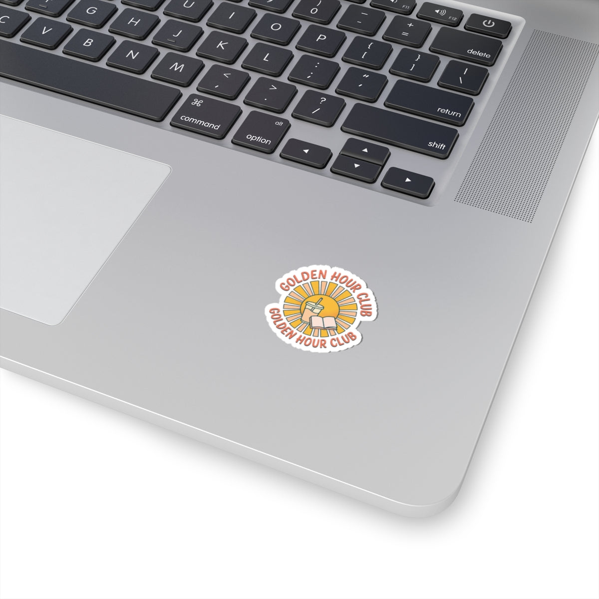 Golden Hour Club Kiss-Cut Stickers | summer aesthetic, pastel coastal vibes
