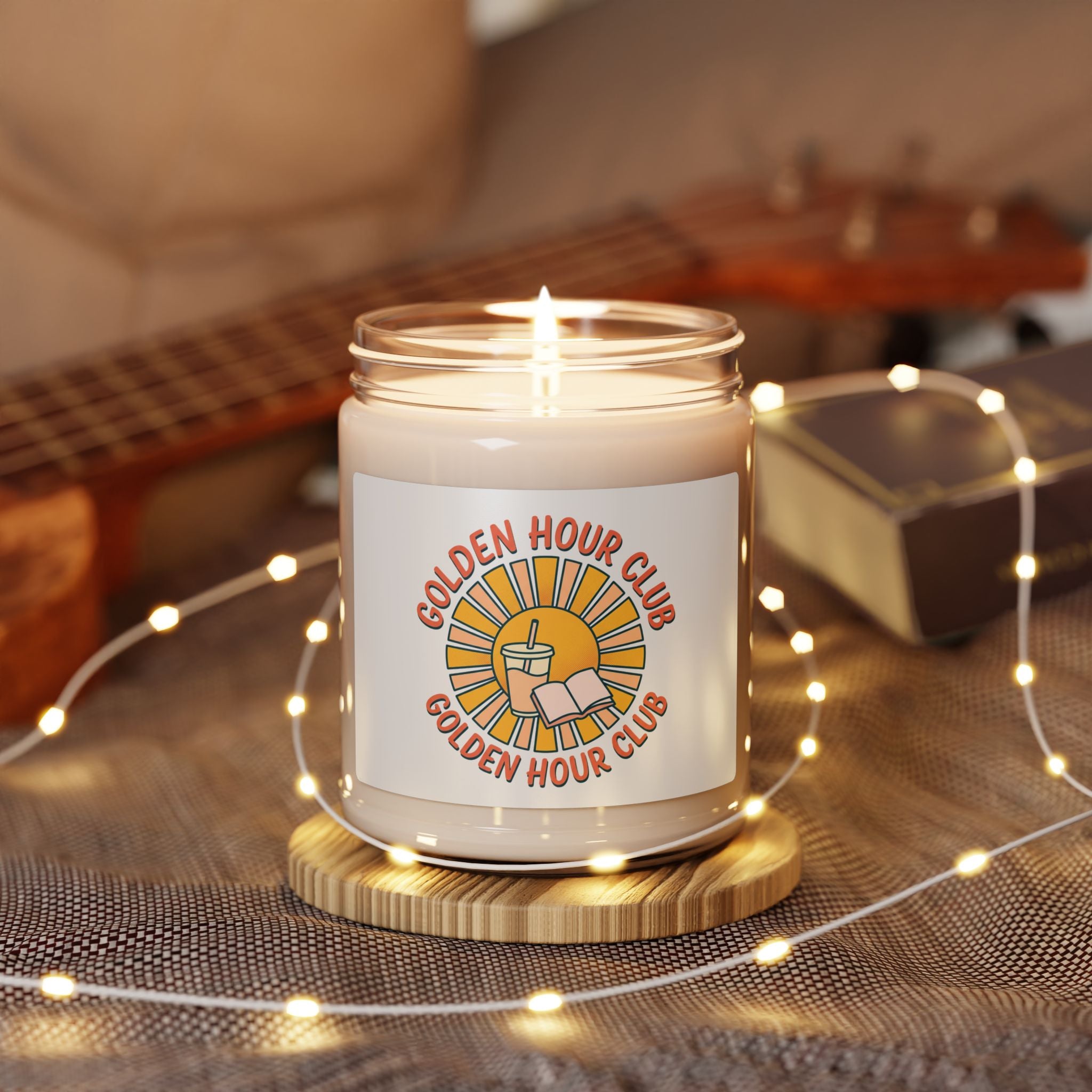 Golden Hour Club Candle 9oz | Summer Aesthetic, Coastal Vibes